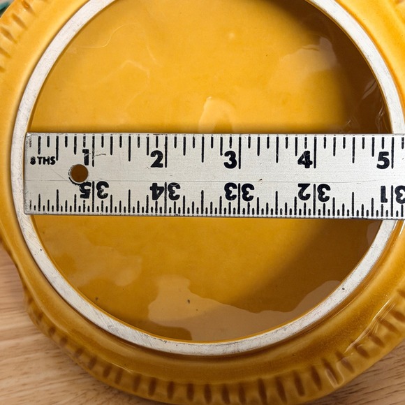 Vintage Sears Merry Mushroom Ceramic Canister Lid Fits 7" Tall - Picture 4 of 5